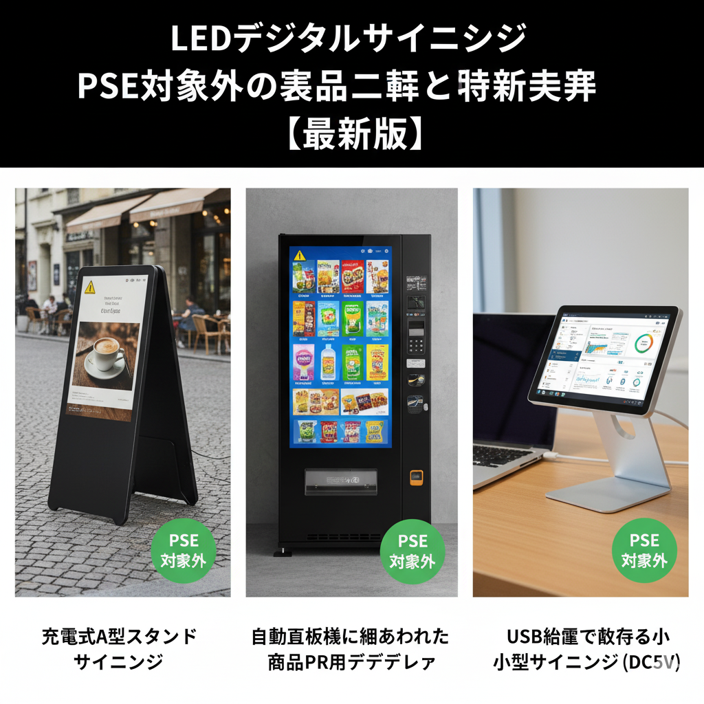PSE対象外の製品